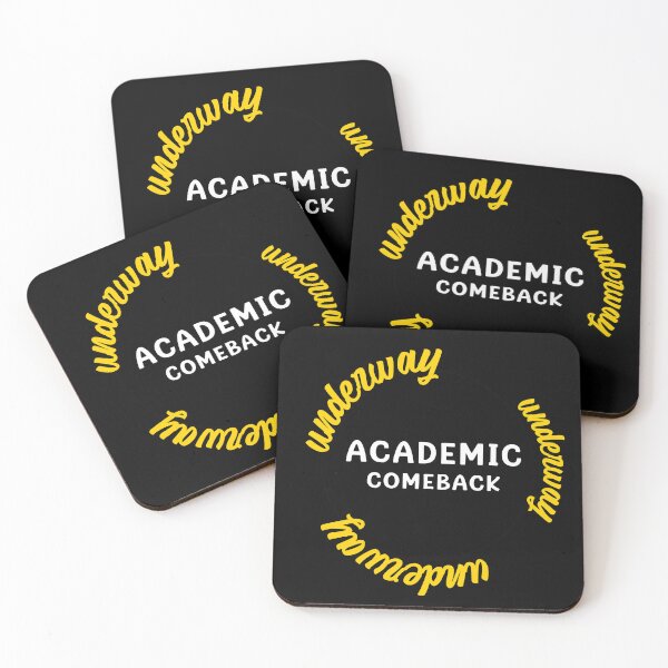 Item preview, Academic Comeback - Circular Yellow Text Design designed and sold by TyxShop.