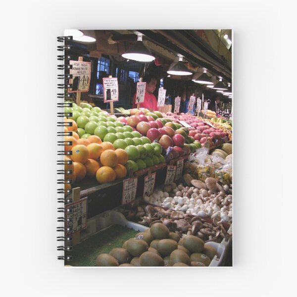 Item preview, Pikes Place Market Fruit and Vegetable stands...... designed and sold by DonnaMoore.