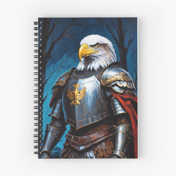 Item preview, Eagle knight in the forest. Animal knights - paintings series. designed and sold by twisted-dot.