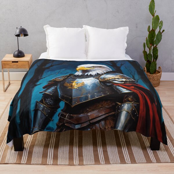 Item preview, Eagle knight in the forest. Animal knights - paintings series. designed and sold by twisted-dot.