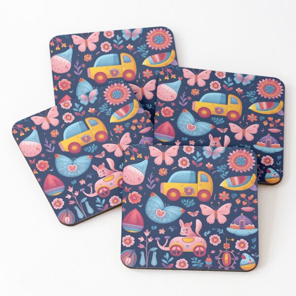 Item preview, Blue, Pink, Animal, Car designed and sold by ColorsAndStyle.