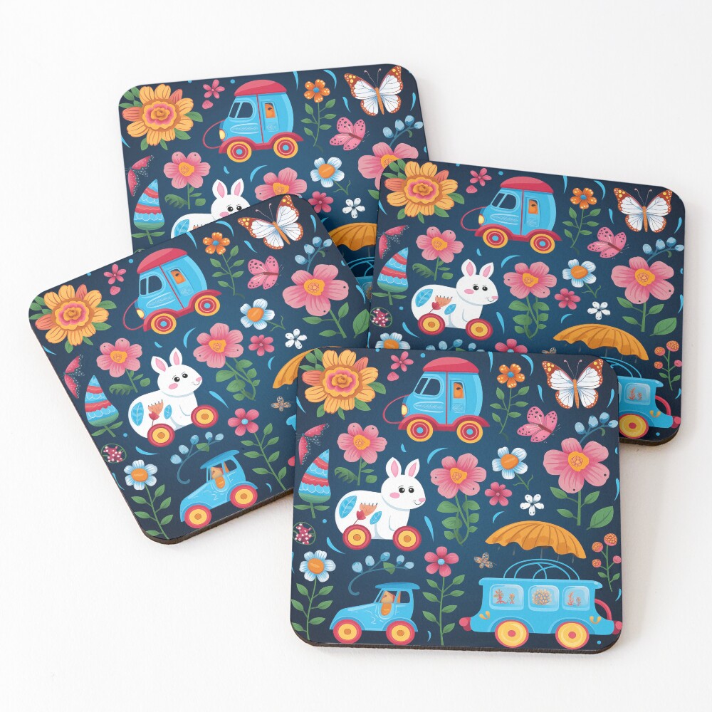 Item preview, Coasters (Set of 4) designed and sold by ColorsAndStyle.