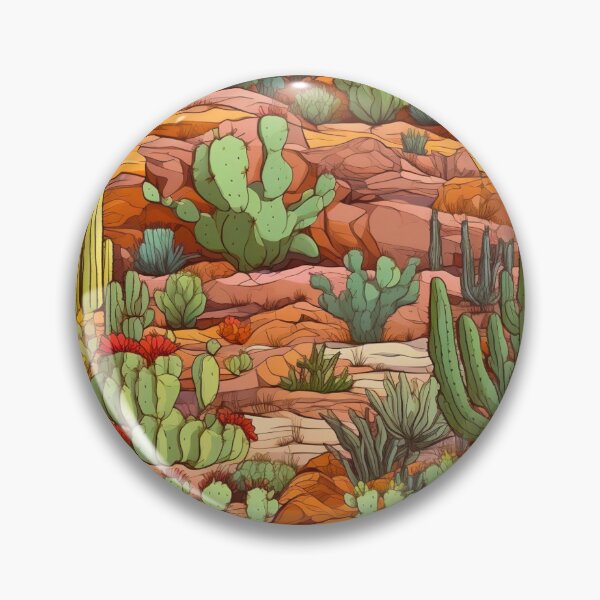 Item preview, Desert Cacti Pattern designed and sold by HausKatz.