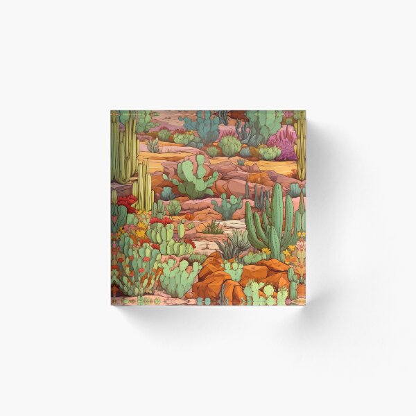 Item preview, Desert Cacti Pattern designed and sold by HausKatz.