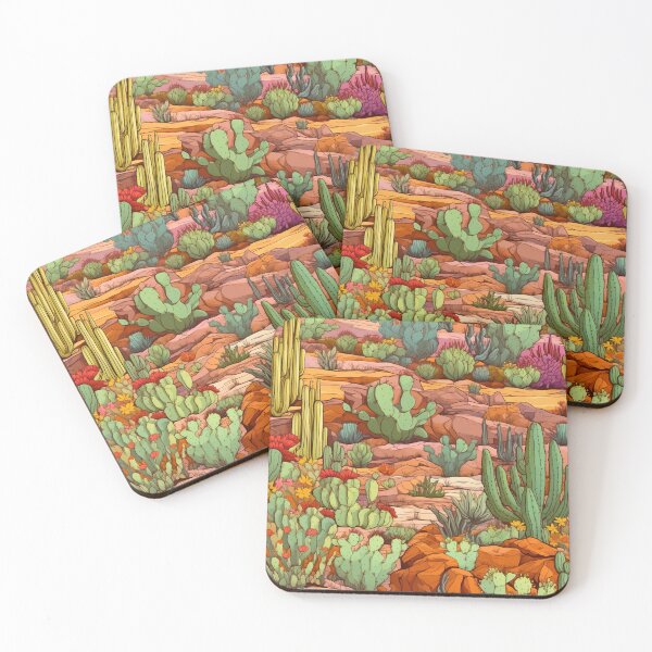 Item preview, Desert Cacti Pattern designed and sold by HausKatz.