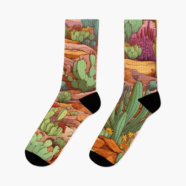Item preview, Desert Cacti Pattern designed and sold by HausKatz.