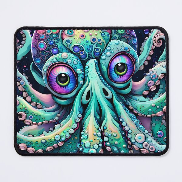 Item preview, Zentangle Octopus with Beautiful Big Eyes designed and sold by Bright-Moonrise.