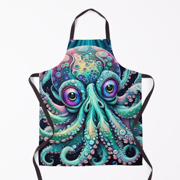 Item preview, Zentangle Octopus with Beautiful Big Eyes designed and sold by Bright-Moonrise.