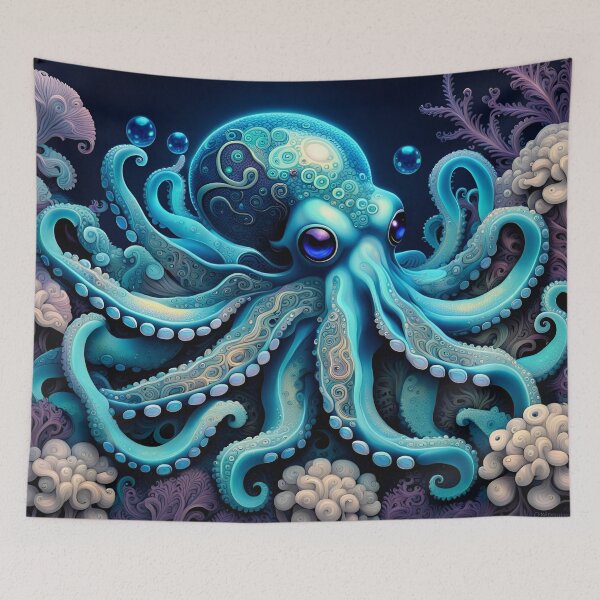 Item preview, The Blue Octopus designed and sold by Bright-Moonrise.
