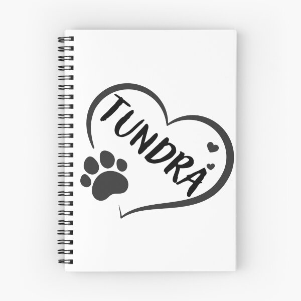 Item preview, Tundra pet dog or cat name in a heart with a paw, great gift for dog or cat owners designed and sold by OCS1337.