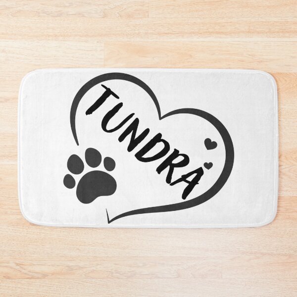 Item preview, Tundra pet dog or cat name in a heart with a paw, great gift for dog or cat owners designed and sold by OCS1337.