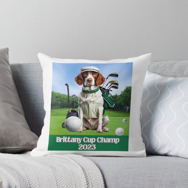 Item preview, Brittany Spaniel Golfing Brittany Cup Champ 2023 designed and sold by Fredster1966.