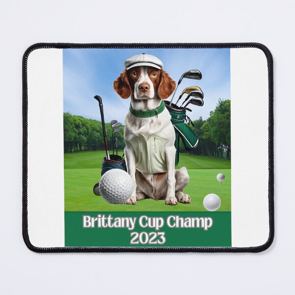 Item preview, Brittany Spaniel Golfing Brittany Cup Champ 2023 designed and sold by Fredster1966.