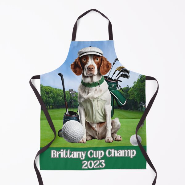 Item preview, Brittany Spaniel Golfing Brittany Cup Champ 2023 designed and sold by Fredster1966.