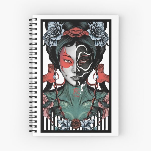 Item preview, Eerie Encounter: Confronting the Cursed Oni designed and sold by NebulaWhimsy.