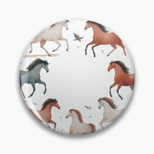 Item preview, Watercolour Wild Horses designed and sold by RachelRebel.