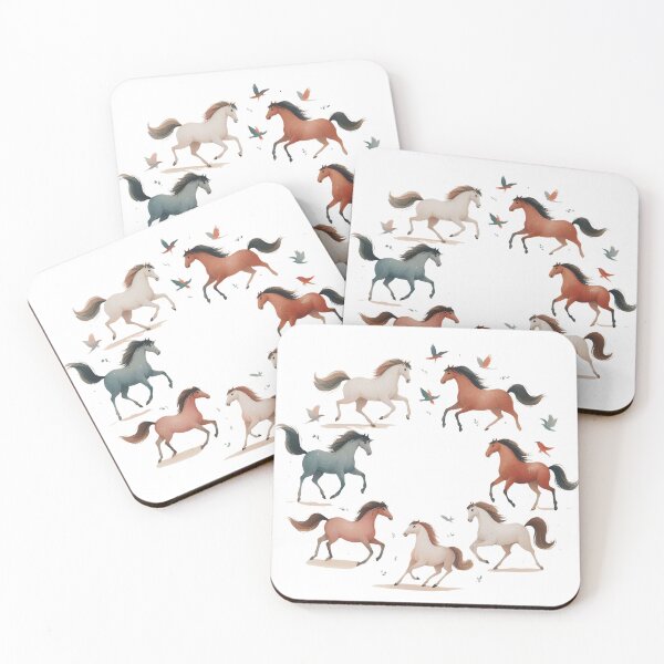 Item preview, Watercolour Wild Horses designed and sold by RachelRebel.