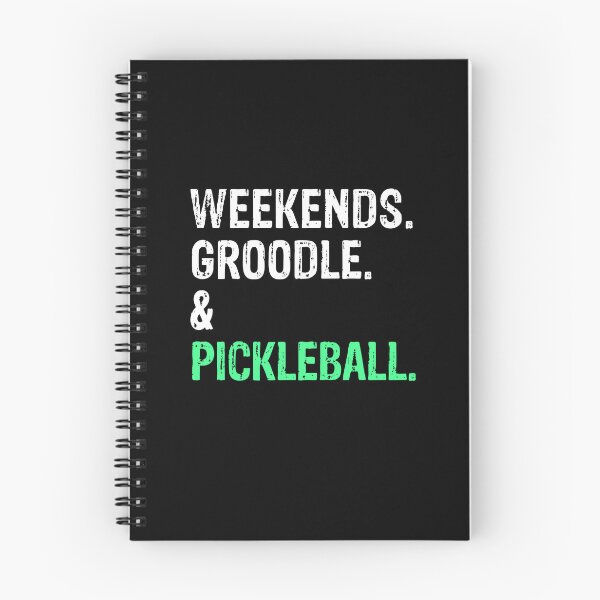 Item preview, Weekends Groodle and Pickleball Funny Dog Gift  designed and sold by Guarddogdrive.