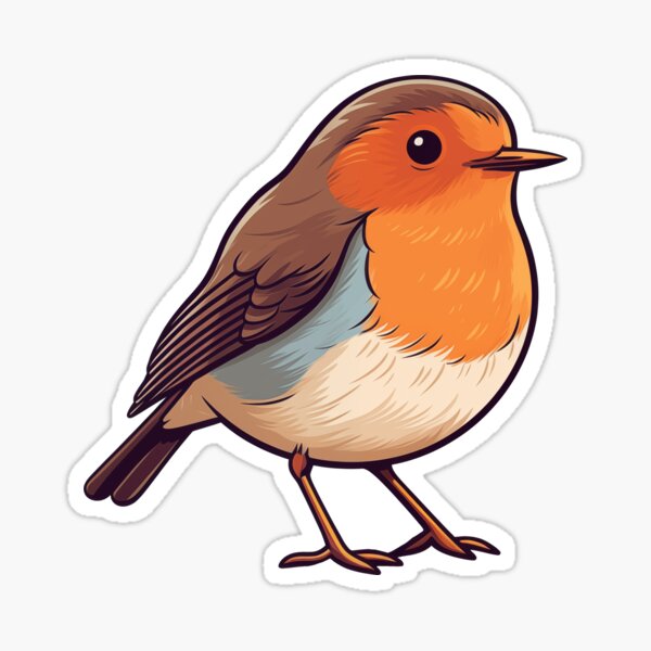 Item preview, Cute European Robin  designed and sold by babu-babu-.