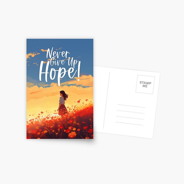 Item preview, Never Give Up Hope! designed and sold by BestLifeHues.