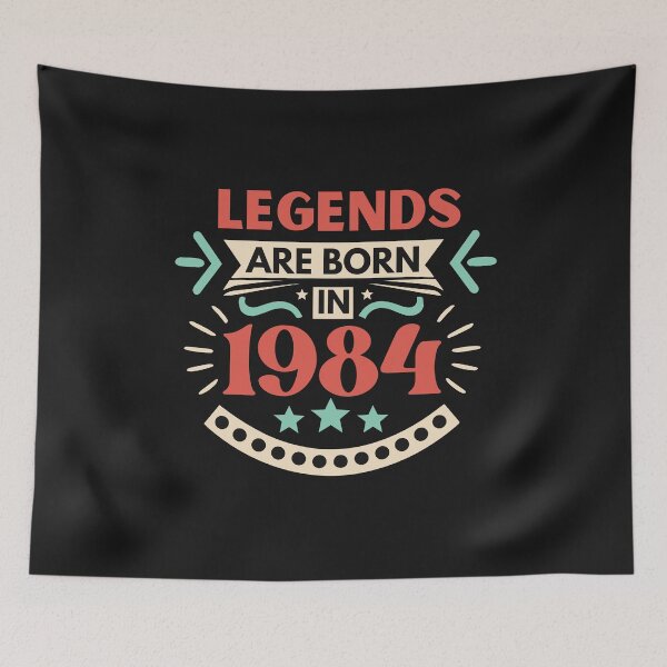 Item preview, legends are born in 1984 vintage retro designed and sold by vintage-years.