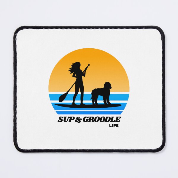 Item preview, SUP and Groodle - Standup Paddleboarding Dog Mom designed and sold by Guarddogdrive.