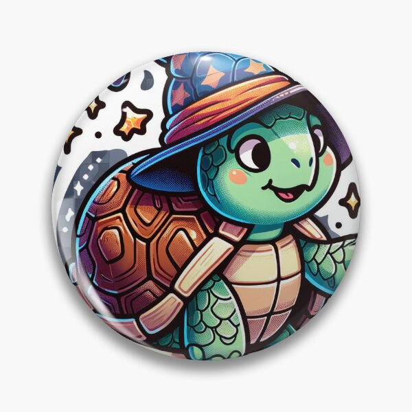 Item preview, Whimsical Wizard Turtle Sticker - Slow and Spell-Bound Magic! designed and sold by The-Library.