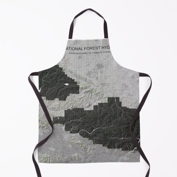 Item preview, Angeles National Forest Hydrological Map with Topo designed and sold by Crypto Tography.
