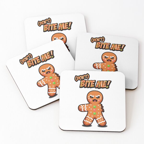 Item preview, Angry Gingerbread Man, Don't Bite Me! designed and sold by Nadaillustrada.