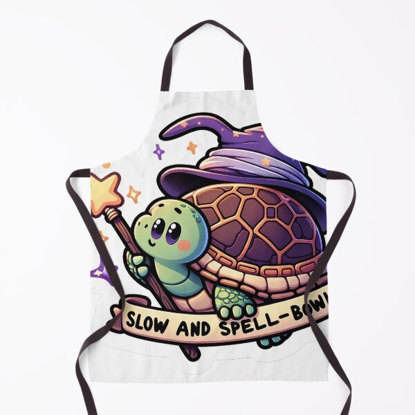 Item preview, Whimsical Wizard Turtle Sticker - Slow and Spell-Bound Magic! designed and sold by The-Library.