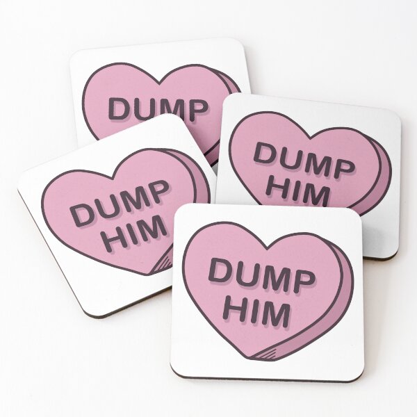 Item preview, Dump Him Candy Heart  designed and sold by BlackHeartsArt.