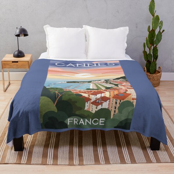 Item preview, A Watercolor Illustration of Cannes - France  designed and sold by Sketch-Shack.