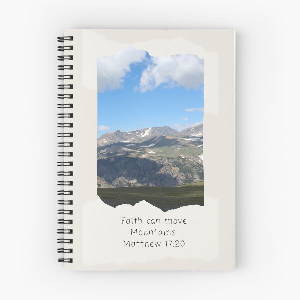 Item preview,  Faith can move Mountains. Matthew 17:20 designed and sold by GiftableGems.