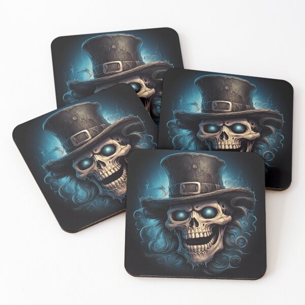 Item preview, Mad Grinning Skull with Top Hat1 designed and sold by PipPeach.
