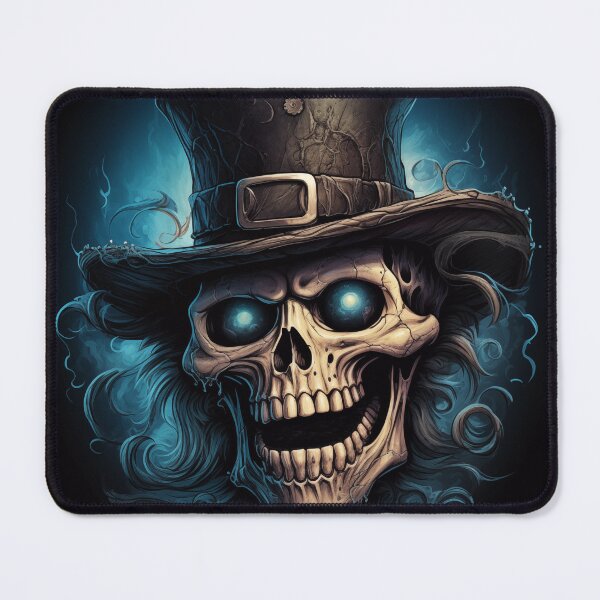 Item preview, Mad Grinning Skull with Top Hat1 designed and sold by PipPeach.