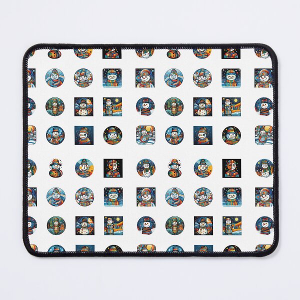 Item preview, Colorful snowmen - sticker bundle, stickers - 16 pieces designed and sold by sabantha.