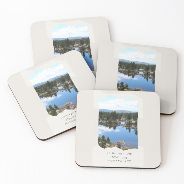 Item preview, Faith can move Mountains. Matthew 17:20 designed and sold by GiftableGems.