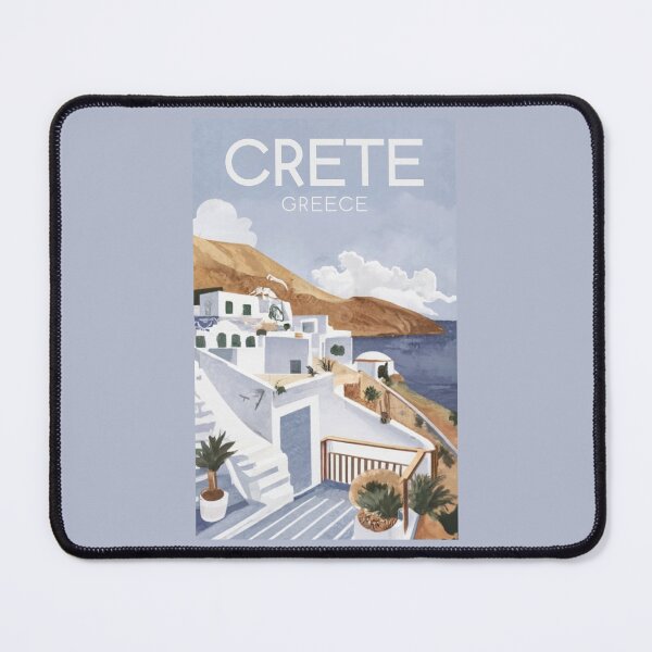 Item preview, A Watercolor Illustration of Crete - Greece designed and sold by Sketch-Shack.