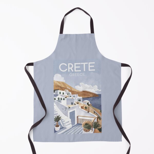 Item preview, A Watercolor Illustration of Crete - Greece designed and sold by Sketch-Shack.