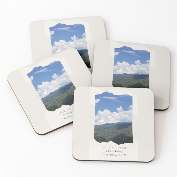 Item preview, Faith can move Mountains. Matthew 17:20 designed and sold by GiftableGems.