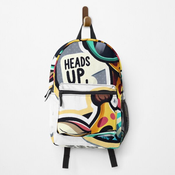 Item preview, Fashionista Giraffe Sticker - Heads Up, Fashion Coming Through! designed and sold by The-Library.