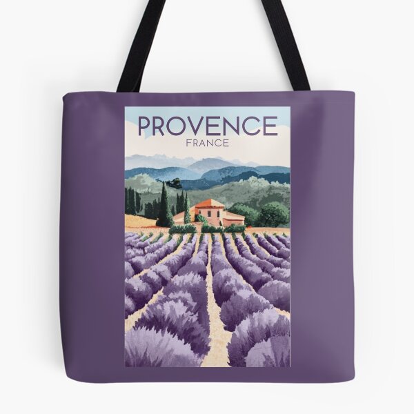 Artikelvorschau, Eine Aquarellillustration der Provence - Frankreich entworfen und verkauft von Sketch-Shack.