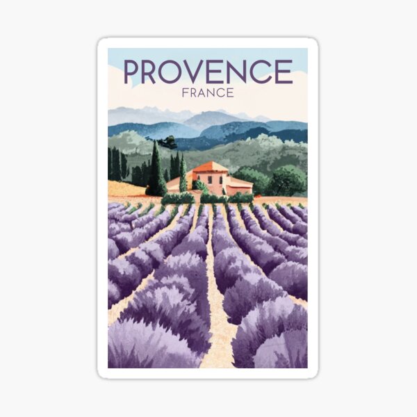 Item preview, A Watercolor Illustration of Provence - France  designed and sold by Sketch-Shack.