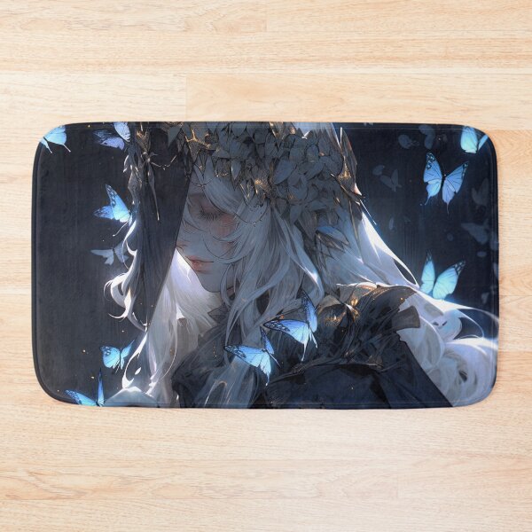 Item preview, Moonlit Butterfly Fae Anime Girl designed and sold by bubblegoth.