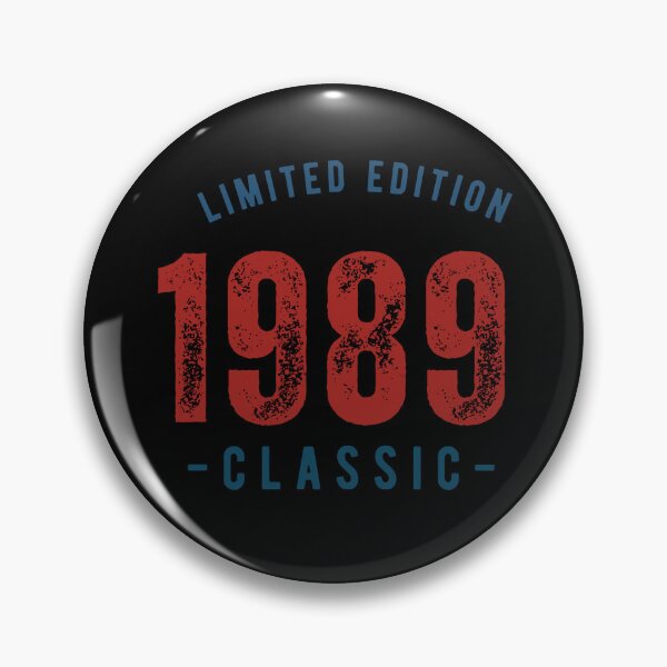 Item preview, Retro Limited Classic Edition Birthday Year Vintage 1989 designed and sold by Playketax.
