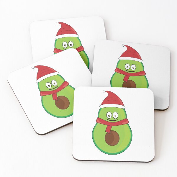 Item preview, Avo Christmas in Santa's Hat - Adorable Avocado designed and sold by CCreationStore.