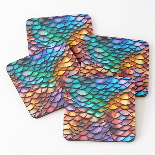 Item preview, Dragon Scales - Jewel Tone designed and sold by theblueofmyeye.