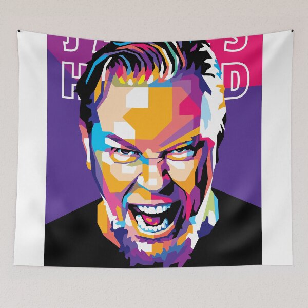 Item preview, James Hetfield en estilo WPAP designed and sold by Xezyy.