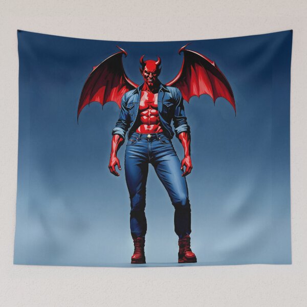 Item preview, The Devil in Blue Jeans designed and sold by PictureNZ.