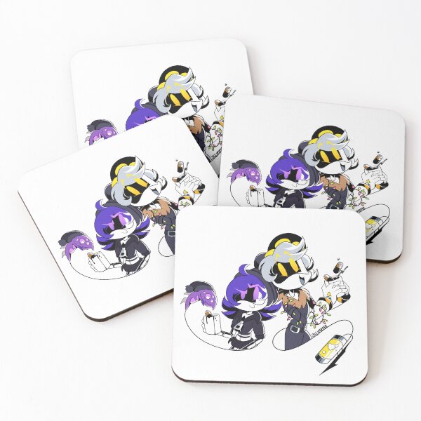 Item preview, Uzi and N drinking “Hot Chocolate” designed and sold by SaItyPepper.